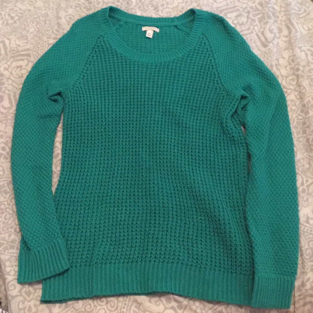 Green sweater